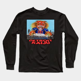 Taigaraion, Megabeast Tail-gater! - Pete Coe's Detroit Kaiju series Long Sleeve T-Shirt